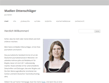 Tablet Screenshot of madlenottenschlaeger.de